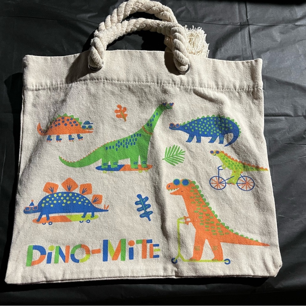 Dino-Mite Kids Tote Bag